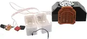 Cabilock Retro Cuckoo Wall Clock Movement Kit Replacement Quartz Mechanism No Hook
