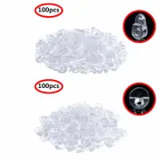 100Pcs Glass Panel Retainer Mirror Fix Clips for Cabinet Door Window Decor