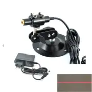 650nm 80mw Red Line Laser Module for Cutting Positioning w/ Holder+5V Adapter