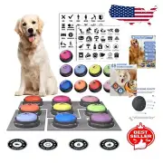 Interactive Dog Communication Toy: 9 Buttons & 48 Stickers for Training Fun