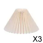 3x Cloth Lamp Shades, Chandelier Table Lamp Shades, Lampshade for Table Lamp