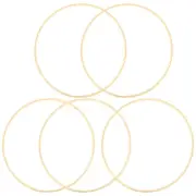 5Pcs Artificial Succulents Wreath Frames DIY Garland Making Rings Greenery