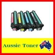4x HP CM3530 MFP CM3530fs CE250A CE250X CE251A CE252A CE253A Toner Cartridge