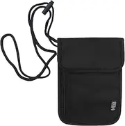 [HBERCAI] 1 Neck Pouch with RFID Protection, Travel Purse, Hidden Anti-Theft Festival Passport Holder for Passport, Credit Cards, Coins and Travel Accessories, Unisex Travel Wallet, Theft-Proof, Small
