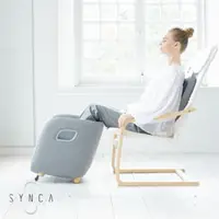 在飛比找PChome24h購物優惠-SYNCA 足．腿．腰椅凳造型按摩機 rei︱FM250 腿