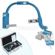 ETERFANT 3.5X Dental Headband Binocular Loupes 5W Dual LED Head Light 2Leds Blue