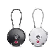 Combination Travel Cable Lock for Scooter Tear Helmet Lock