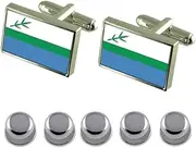 [Select Gifts] Shirt Dress Studs Labrador (Local Flag) Flag Cufflinks