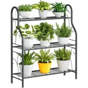 Plant Stand Indoor Outdoor Plant Stands 3 Tier Metal Corner Plant Shelf Multi...