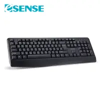 在飛比找momo購物網優惠-【ESENSE 逸盛】Esense K4510 防潑水標準鍵