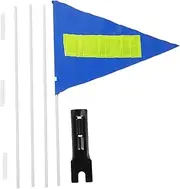 HANABASS Cycling Flag Pole Advertising Bicycles Flag Bike for Safety Lightweight Compact Design