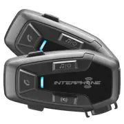 INTERPHONE UCOM 7R TWIN Sena 4 Riders 1 km Motorcycle Bluetooth Intercom