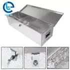 39"x 13"x 10" Aluminum Tool Box For Camper Pickup Trailer Truck Bed Box Storage