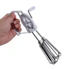 Steel Manual Kitchen Hand Held Egg Beater Cooking Tool Blender Whisk Mixer