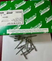 AUVECO 10358 3/16" Avex Blind Rivets 7/16" Grip DomeBOX OF 497