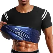 Generic Men's Sauna Shirt - Heat Trapping Compression Shirt Waist Trainer Compression Vest Workout Gym Clothes Sweat