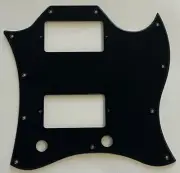For Fit US Gibson SG Standard Style Full Face Guitar Pickguard 1 Ply Black
