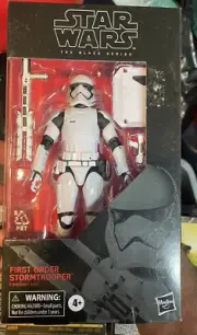 STAR WARS THE BLACK SERIES FIRST ORDER STORMTROOPER FIGURE MIB VHTF