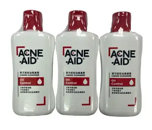 Acne-Aid 愛可妮 控油潔面露100mlx3入組 泰國製造