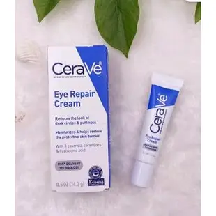 最新效期【CeraVe 適樂膚】 適樂膚全效亮眼修護精萃 14ml（敏感肌/眼霜/亮眼修護）修護保濕眼霜 （特惠2入組）