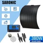 380W 12V Flexible Solar Panel Kit Caravan Boat Battery Charging Power Controller