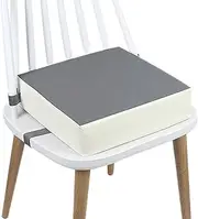 Kids Dining Booster Seat - Removable Kitchen Chair Booster Seat | Adjustable Removable PU Leather Chair Pad for Kids Booster Student Seat Cushion