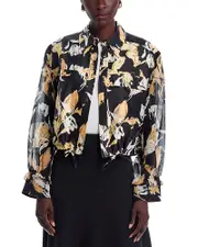 3.1 Phillip Lim Joyful Tulips Cropped Jacket