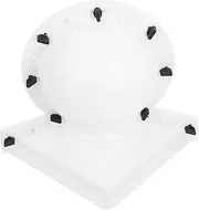 Milisten Effortless Diy: 12in Feng Shui Ball Mold Round Resin Mold for Balustrade Cap and Fence Post Random