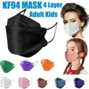 KF94 Adult Face Masks Mouth 4-Layer Protective Cover Kid Disposâble Mask 1/100PC
