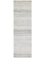 [Rug Culture] Chrome Harper Runner Rug in Silver