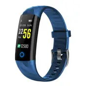 1Pcs S5 Smart Bracelet Fitness Tracker Waterproof Smart Wristband Heart Rate Monitor Activity Tracker Blood Oxygen Sport Smart Band Blue