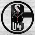 Vinyl Clock Schalke Vinyl Record Wall Clock Home Art Decor Handmade 4057