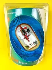 Rare Logitech Optical 3-Button White Speed Car Racer Mouse USB New PC MAC
