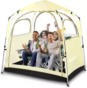 All Weather 4 Person Sport Tent - Clear View - Sealed Floor -
