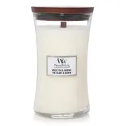 WoodWick White Tea & Jasmine Large Scented Candle
