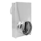 Dryer Vent Periscope 0 To 5in Anti Clogging Dryer Vent Kit 4in Connector