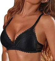 [Generic] Wire Push up Bra Lace Lace Sexy Fashion Gathered Bra Beauty Back Large Breasts Show Small Sweat Absorption Anti Flight Underwear Female Woman's Bras