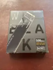 New WD_Black 500GB SN750 NVMe M.2 Internal SSD (Solid State Drive) - SEALED