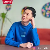 在飛比找蝦皮商城優惠-Levis 重磅情侶長袖T恤 / 前短後長 / 370GSM