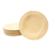 Tablecraft BAMDRP9 9 in Disposable Bamboo Round Plate