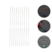 20 Pcs Pins Sewing Beading Threading Wire Needle Rice Needles Safe