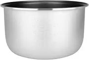 Rice Cooker Inner Pot Replacement Metal Cake Pan Cupcake Mold Pie Mold Baking Mold Kitchen Bakeware for Rice Cake Bread Muffin 3L(Color:Silver)
