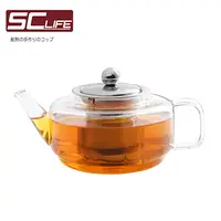 在飛比找PChome24h購物優惠-【SC life】日式玻璃泡茶壺