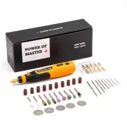 HILDA 3.6V Cordless Mini Drill Rotary Power Tools 3 Gears Compact and Versatile 5000/10000/15000rpm 3.2mm Chuck Size Lig