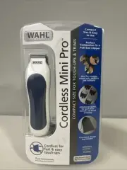 Wahl Cordless Mini Pro Compact Touch-up Hair Beard Precision Trimmer 14 pieces