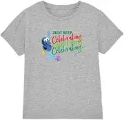 [Finding Nemo] Childrens/Kids Just Keep Celebrating Dory T-Shirt