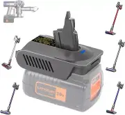 Adapter for Black Decker 36V/40V Li-ion Battery to for Dyson V6 Vacuum Cleaner