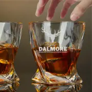 Custom Engraved Dalmore Twisted Whiskey Glass – 10 oz Rocks Glass New