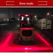 30W Red or Blue Zone Danger Area Forklift Warning Light Lamp Warehouse Fork Truck System Safety Light