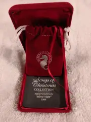 Waterford Crystal Songs of Christmas 1996 Silent Night Ornament First Edition